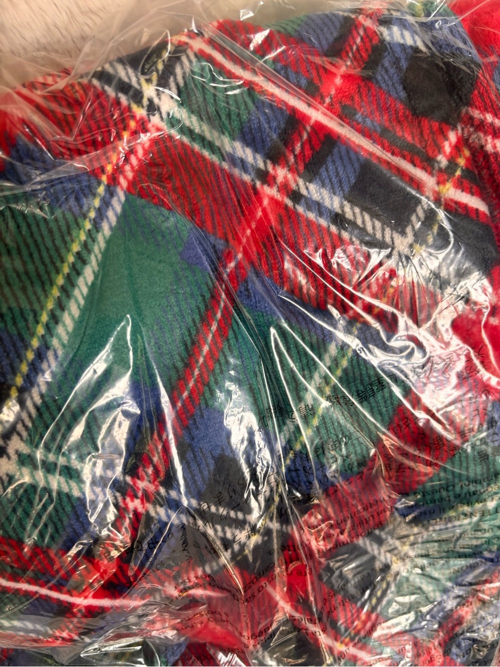 NWT Lug Tartan Plaid Cuddle Throw - Picture 3 of 3